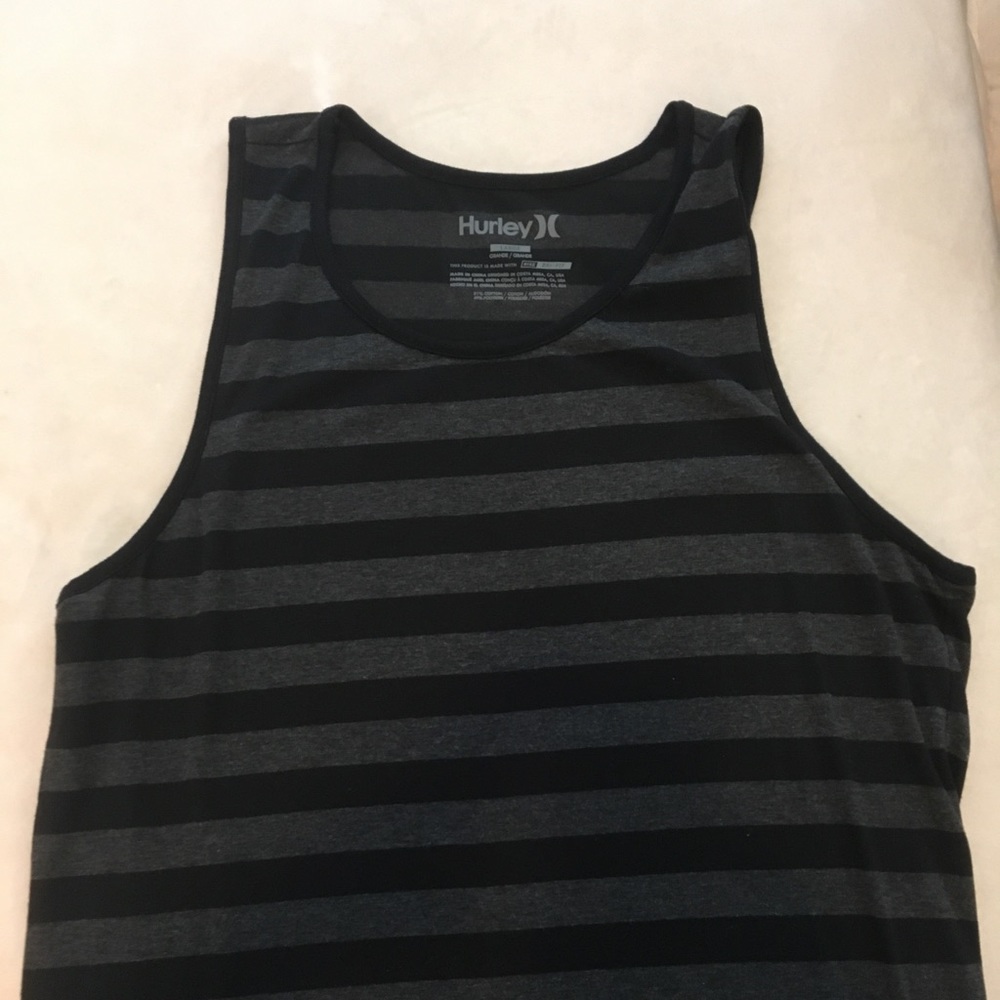 NWOT Hurley striped tank top L